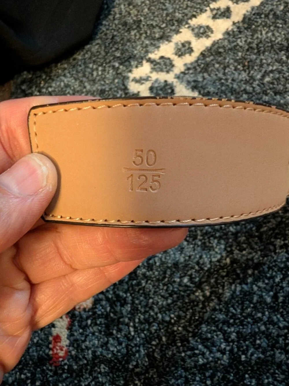 Louis Vuitton LV Initiales 40MM Monogram Belt Gold Buckle Size 50/125